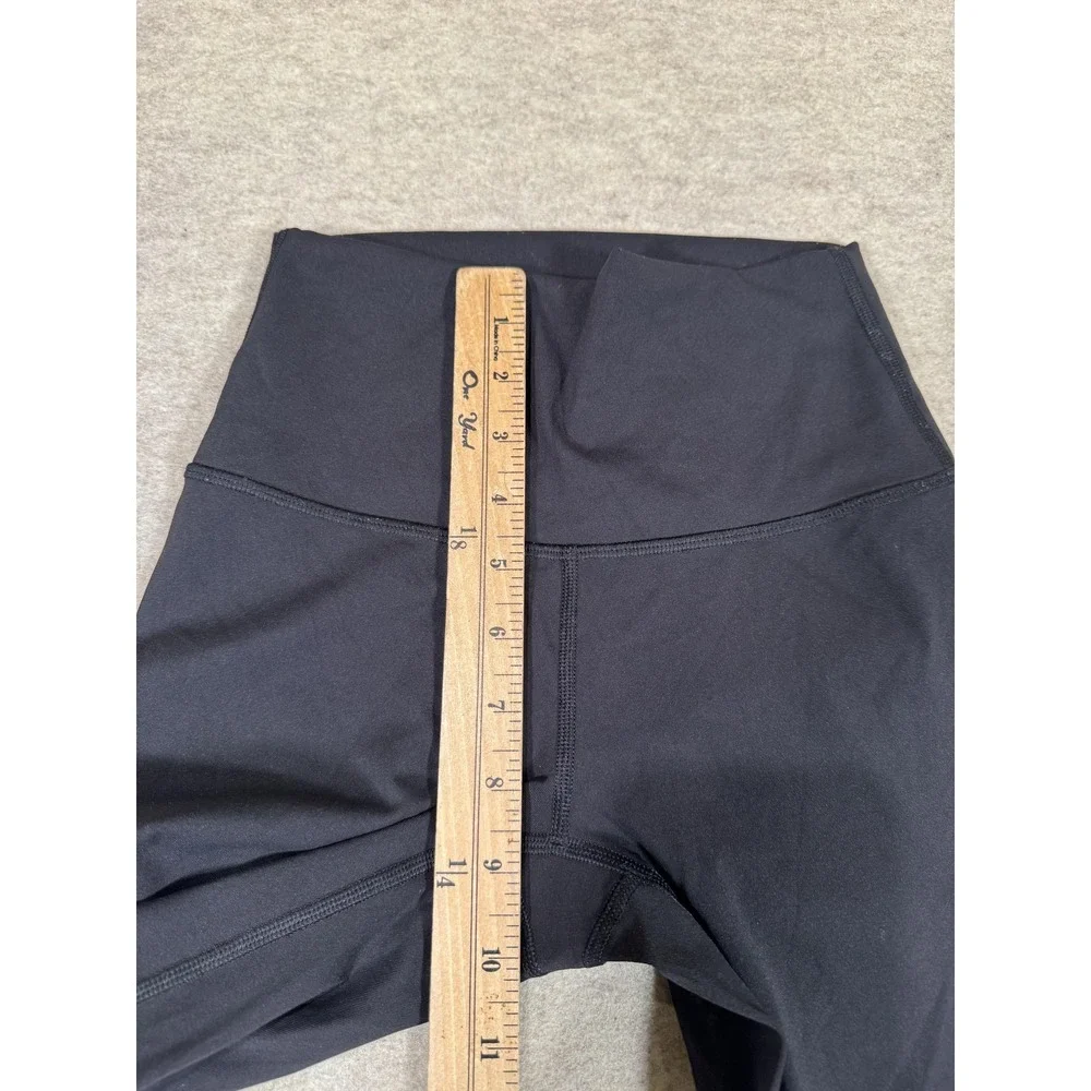 Lululemon Leggings‎ Womens 2 Black High Rise Cropped Yoga Athletic Gym Tight